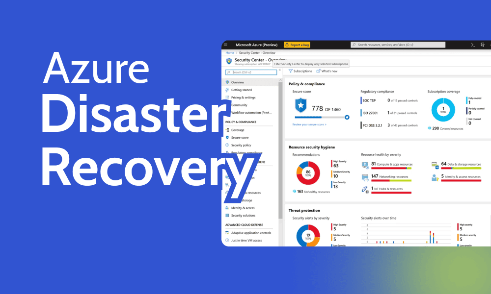 Azure Disaster Recovery Plan, Architecture, Services and Cost