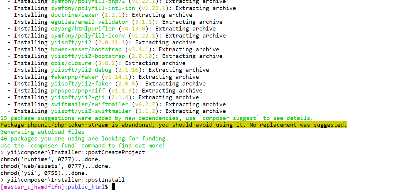 How to Install Yii2 Using Composer