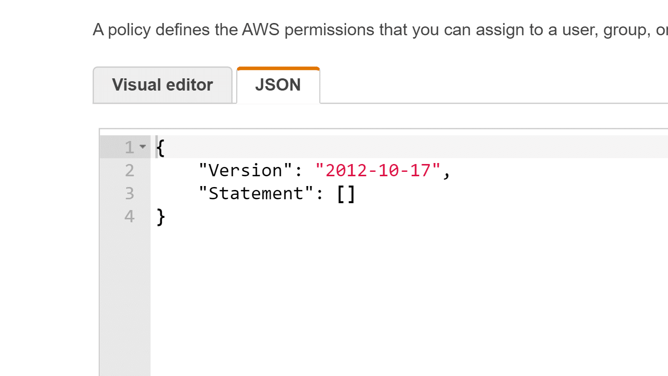 AWS IAM Console Create A Policy CloudySave