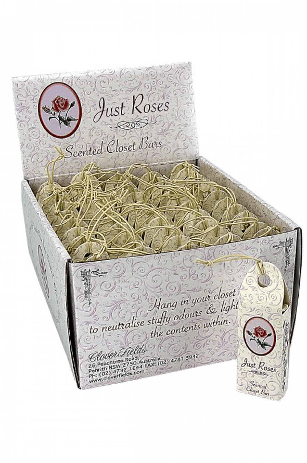Just Roses Scented Closet Bars CLOSET SCENT Gifts Ideas for Him & Her