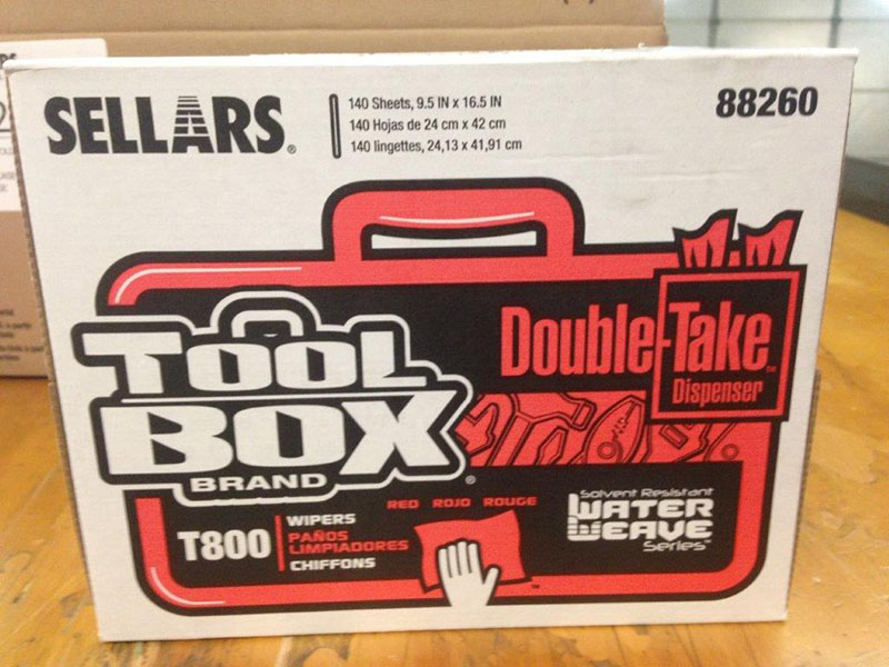 Tool Box Brand TS1800 Cloveridge Converting LLC