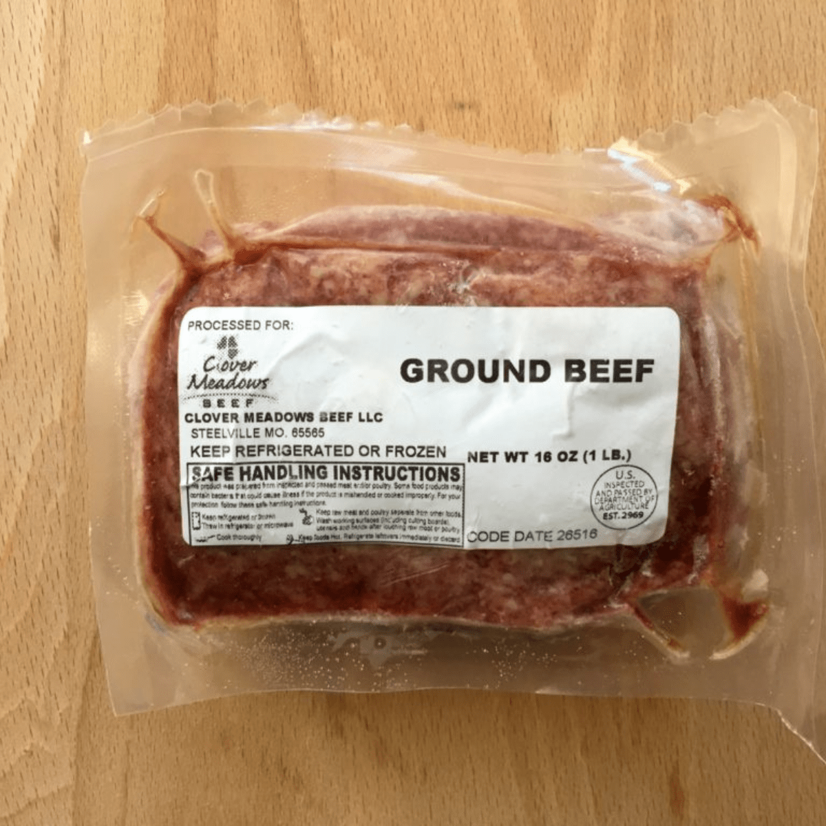 Farm Raised Meat Label