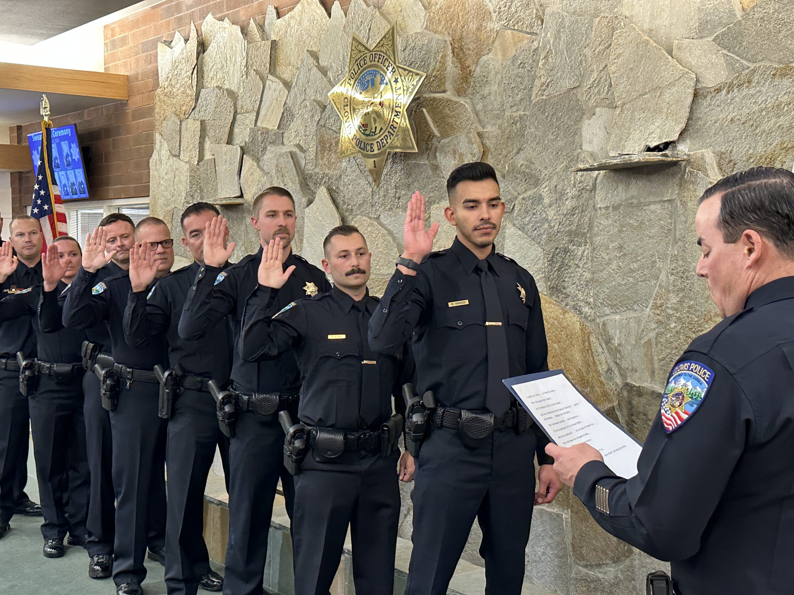 Clovis Police Department holds swearing in ceremony Clovis Roundup