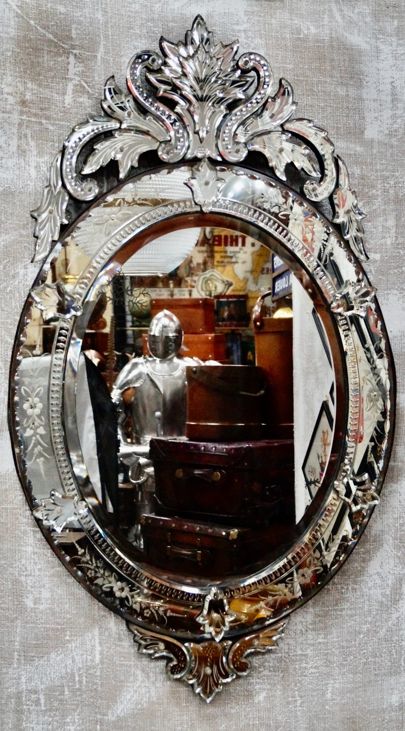Antique Wall Mirror (SOLD) Clubhouse Interiors