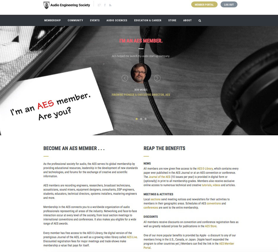 AES Audio Engineering Society