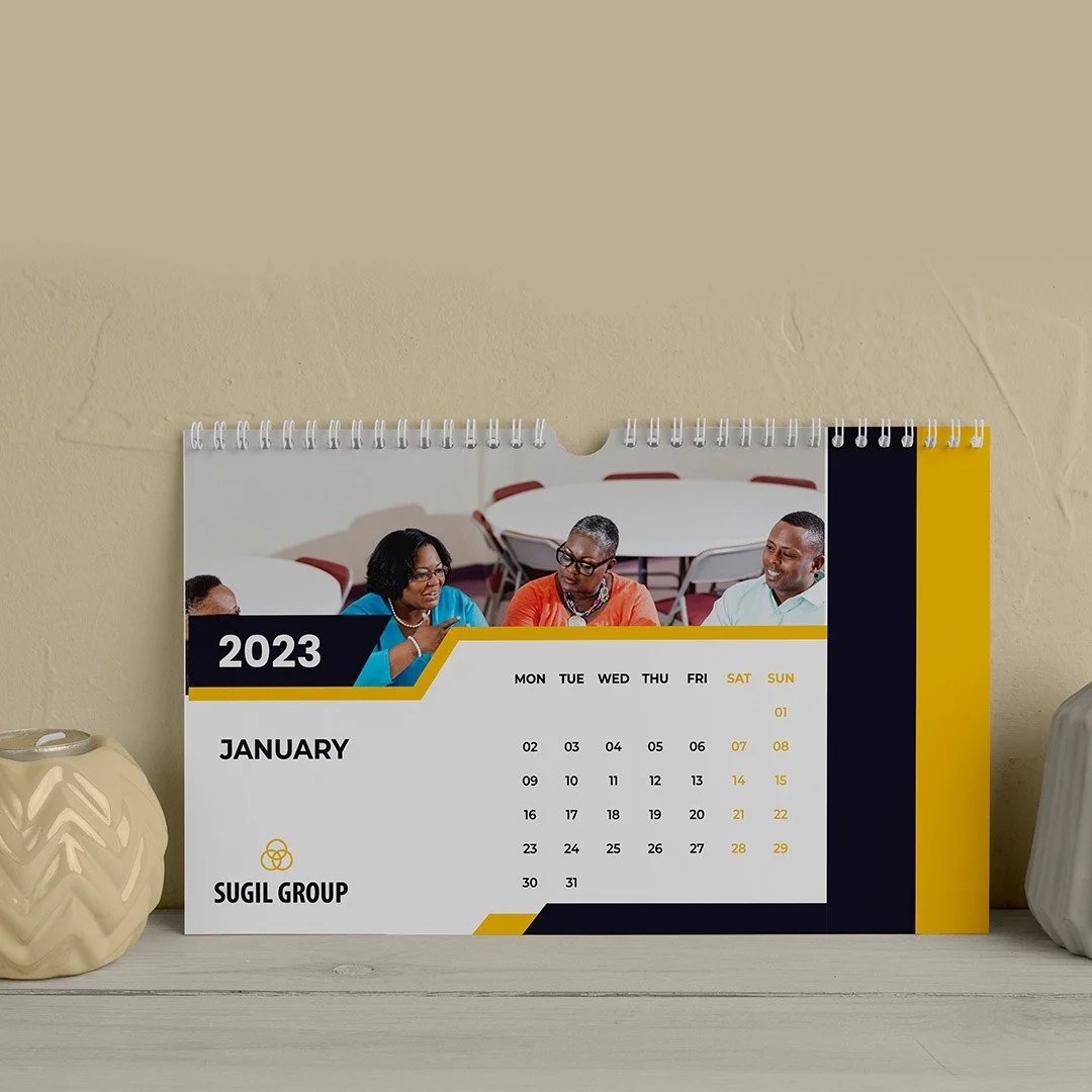 A5 Table Calendar Printing 7 Sheets Abuja Nigeria