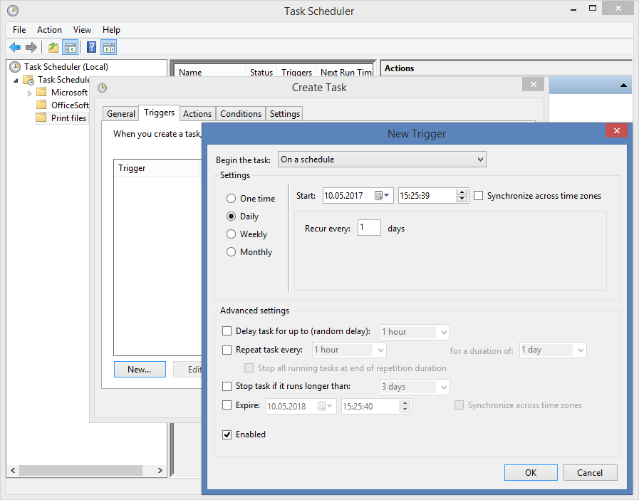 Scheduled Printing with 2Printer and Windows Task Scheduler