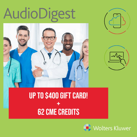 Audio Digest CME Professional Development Topical Collection with up to