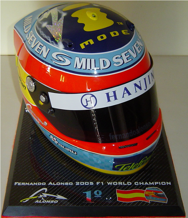 Fernando AlonsoCM HelmetsFernando Alonso 2005 F1 Replica Helmet