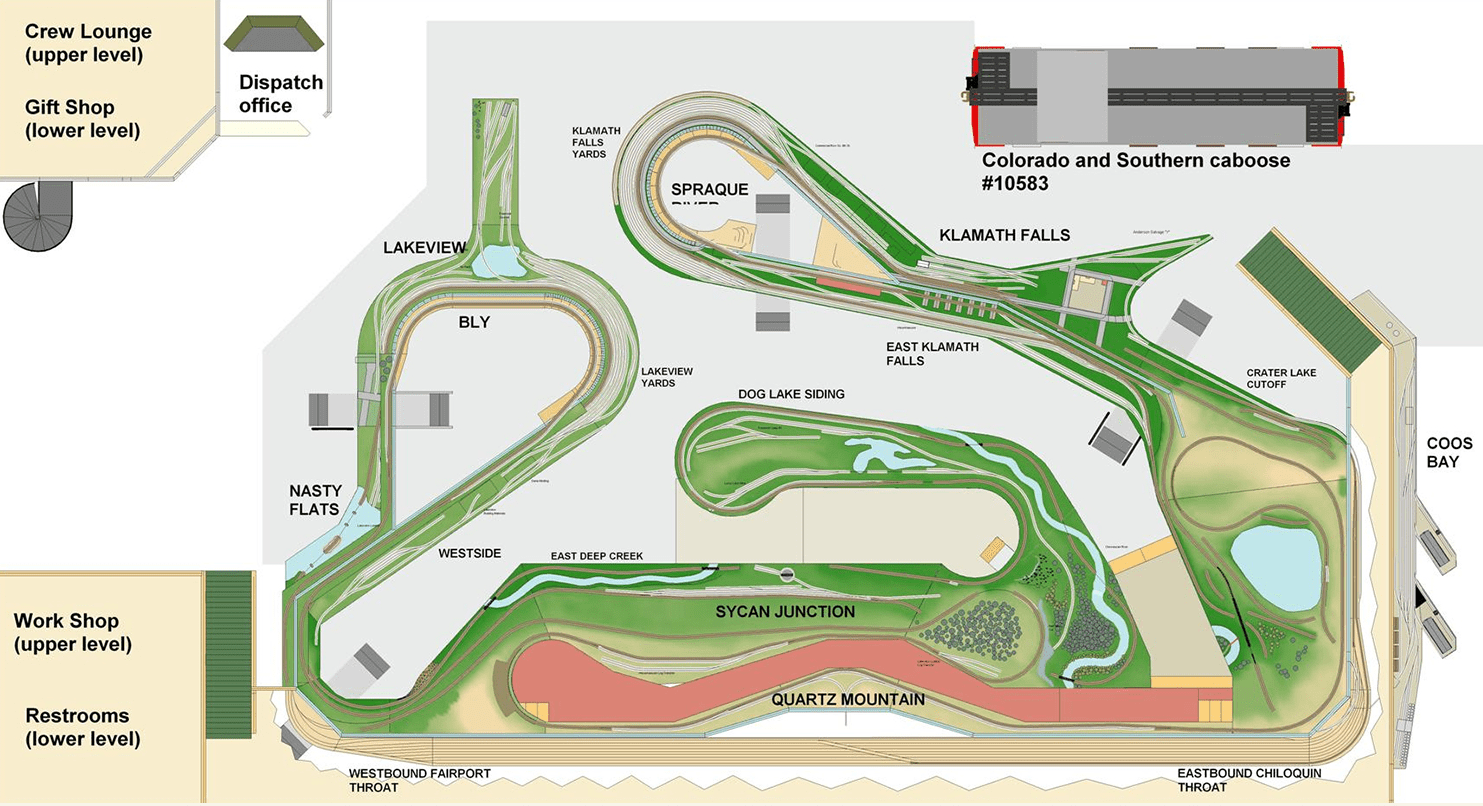 OC&E Railway HO Scale Layout Colorado Model Railroad Museum