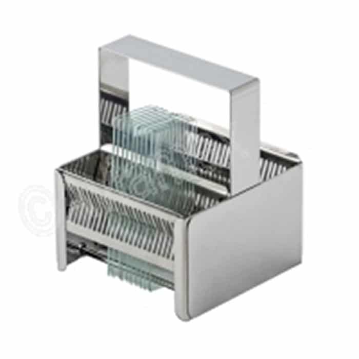 Stainless Steel Slide Staining Rack for 48 Slides C&M Scientific Ltd