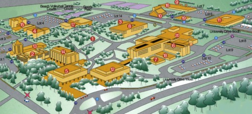 Salve Regina Campus Map University of Regina Math Trail