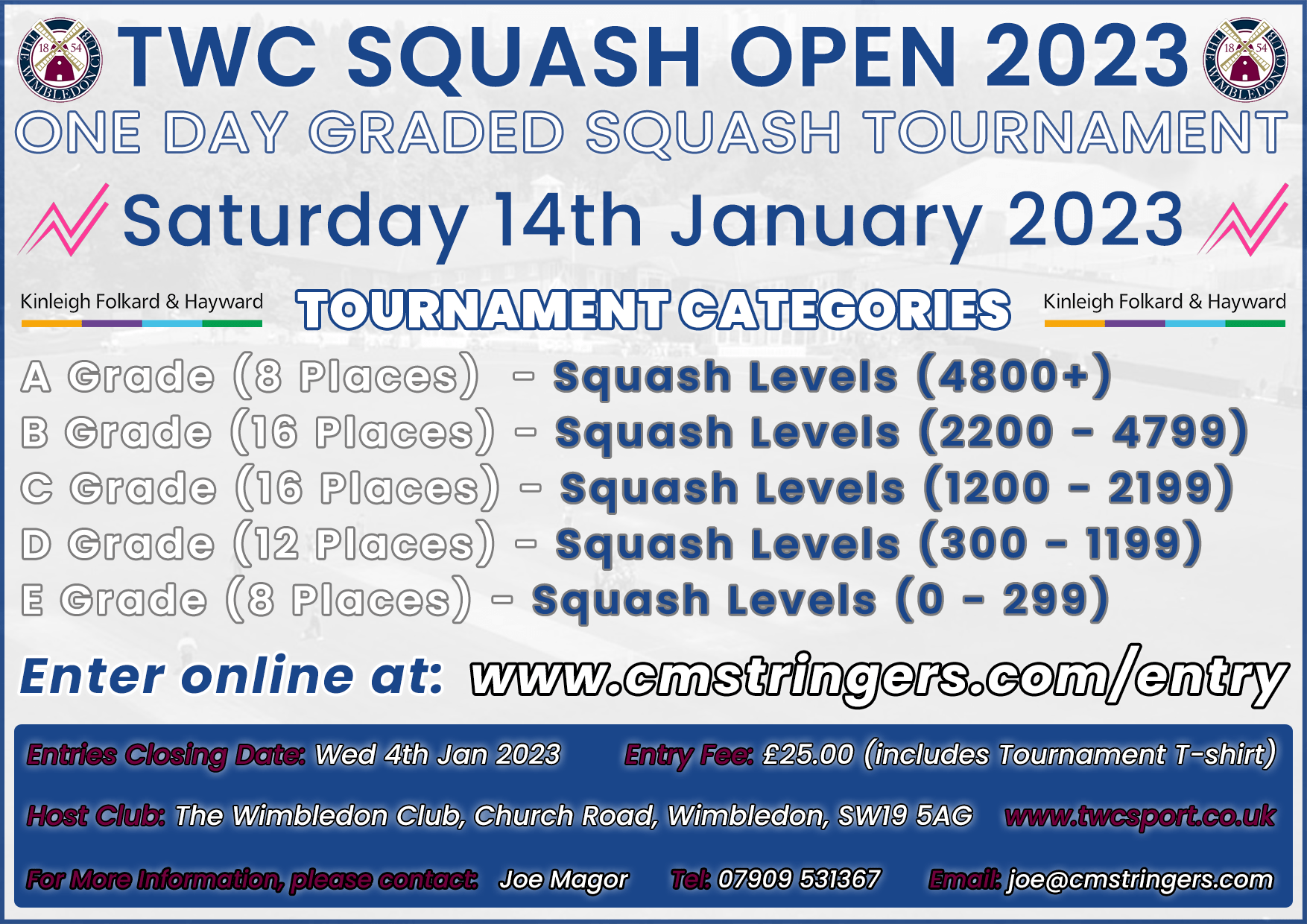 TWC Squash Open 2023 CM Stringers
