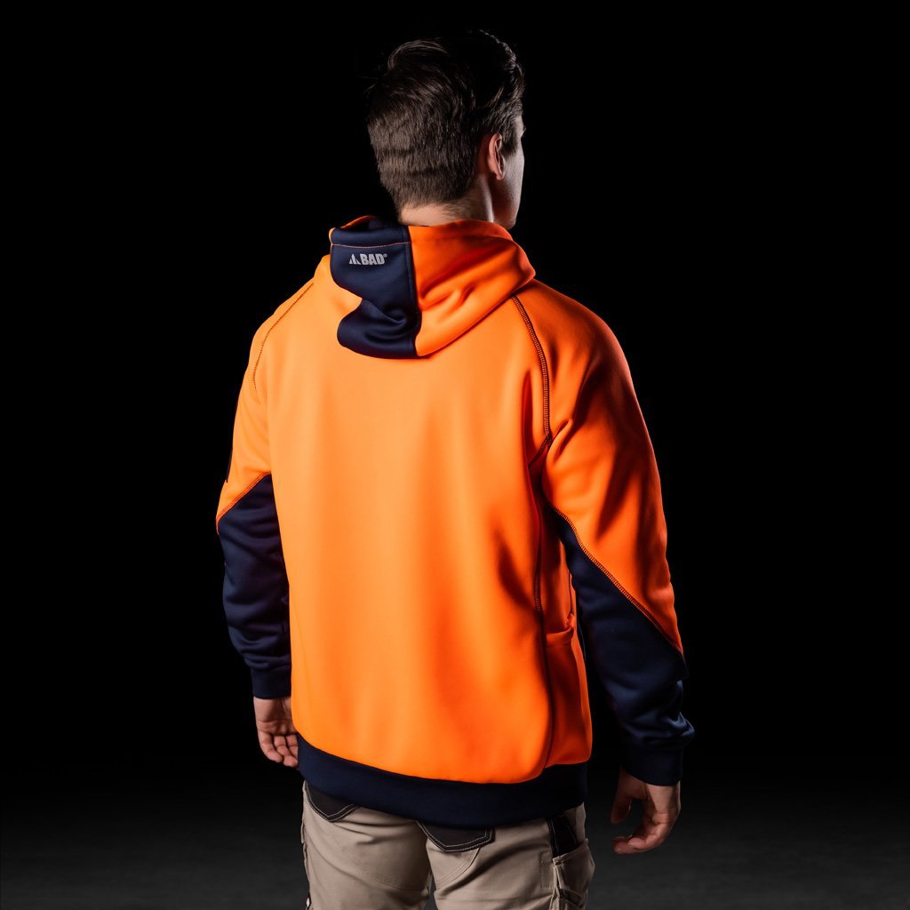 BAD WATERPROOF RAIN DEFEND HI VIS FLEECE HOODIE CM Trading