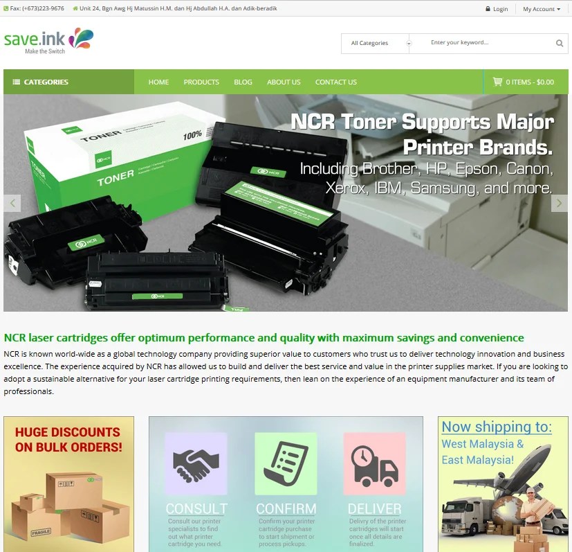 Freelance Digital Services Save Ink Toner Cartridges site