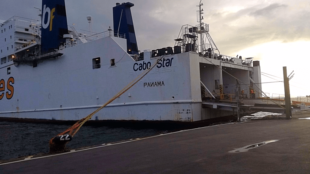 Changes to MV Cabo Star schedule CNC3