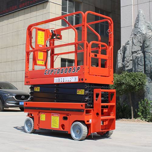 How much is the normal rent of a scissor lift? CFMG