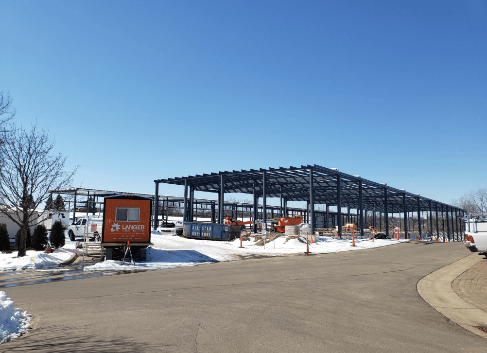 Eagan Condo Garage starts construction CNH Architects