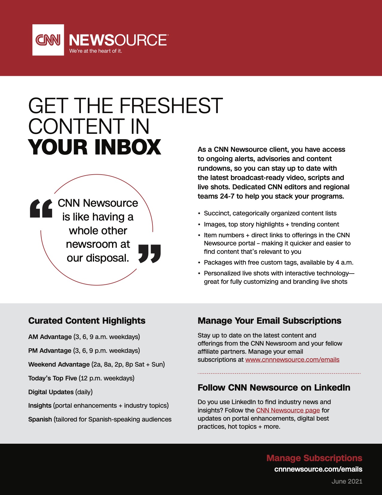 Resources Service Guides CNN Newsource