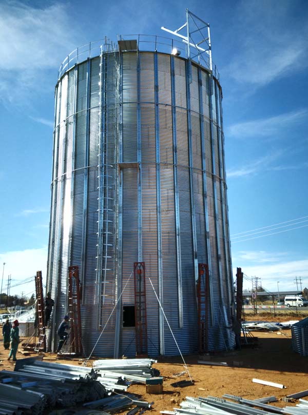 South Africa 5 1250t warehouse_Flat Bottom SiloHopper Bottom