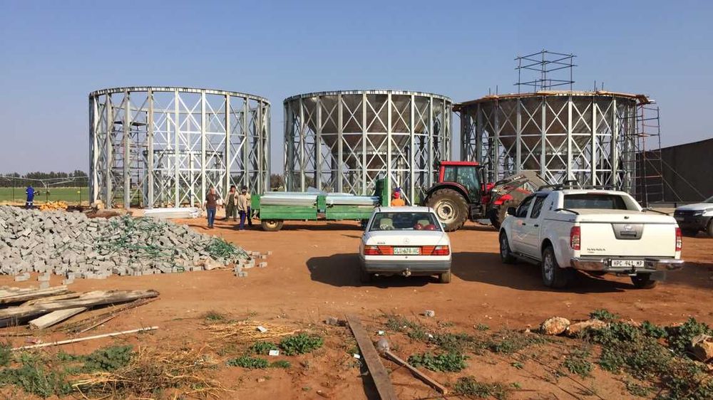 Silo Project Launched in South Africa_Flat Bottom SiloHopper Bottom SiloFeed SiloTaian