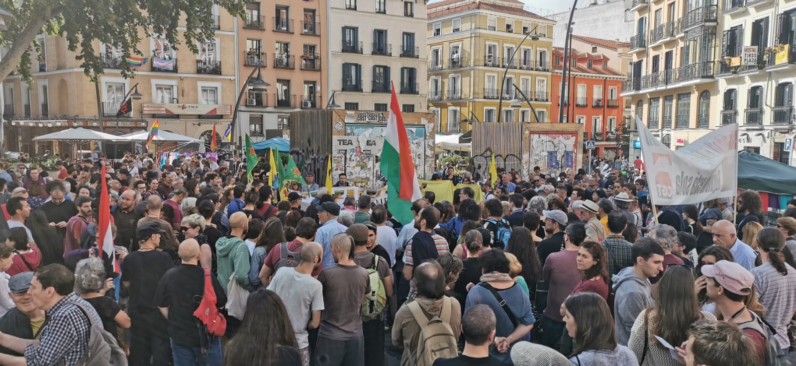 Madrid se moviliza en apoyo al pueblo kurdo de Rojava Confederación