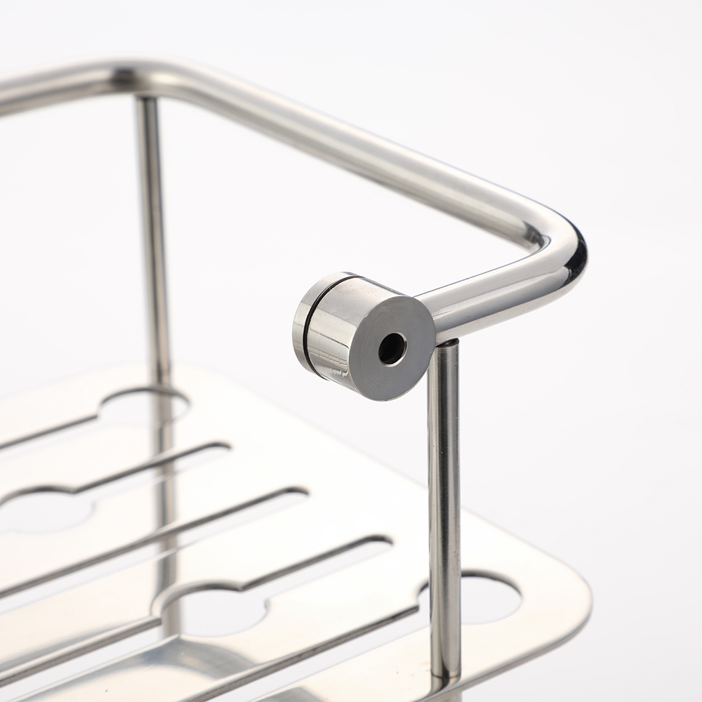 Wholesale Shower Caddy 2 Tier Bathroom Corner/Square Shelf Organizer