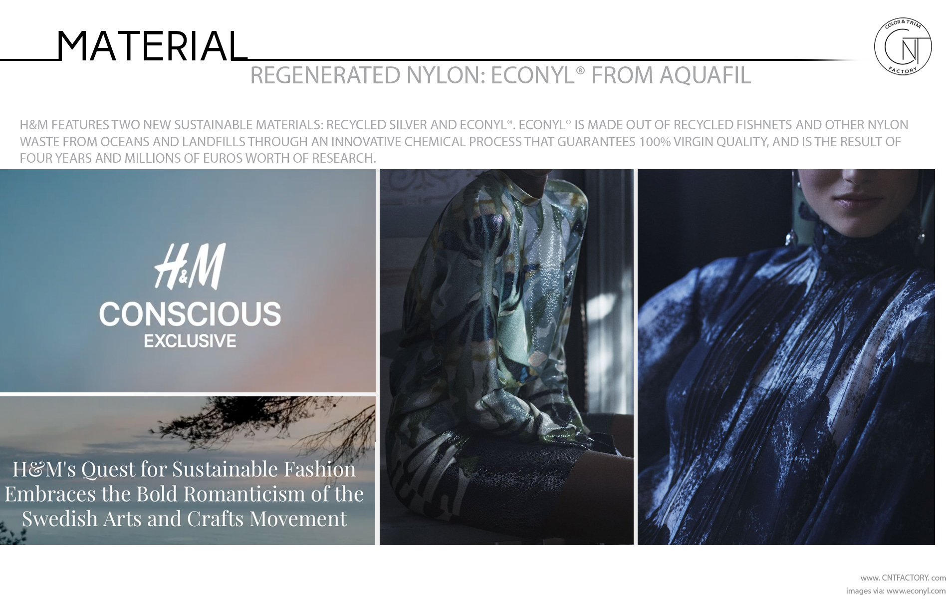 Regenerated Nylon ECONYL Aquafil Automotive Material Trends