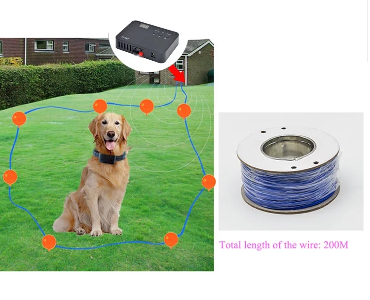 Inground Rechargeable & Waterproof Electronic Dog Fence System TZ862