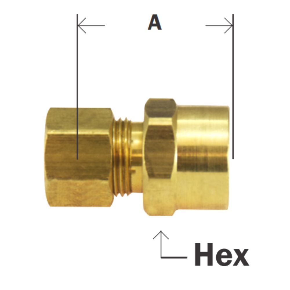 Compression Brass Adapter FactoryTopa