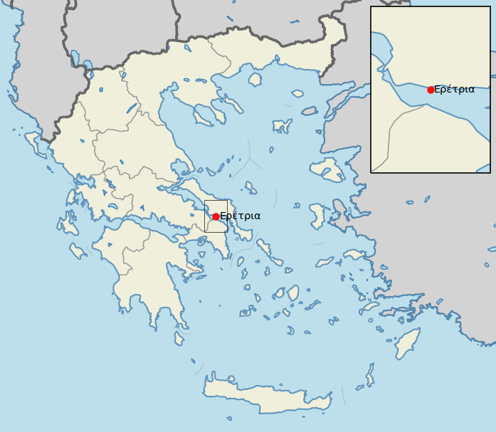 Eretria Grèce Carte locator_map_Eretria CNWAY