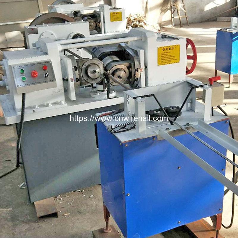 Automatic Long Steel Rod Threading Machine Nail Machine, Nail Making