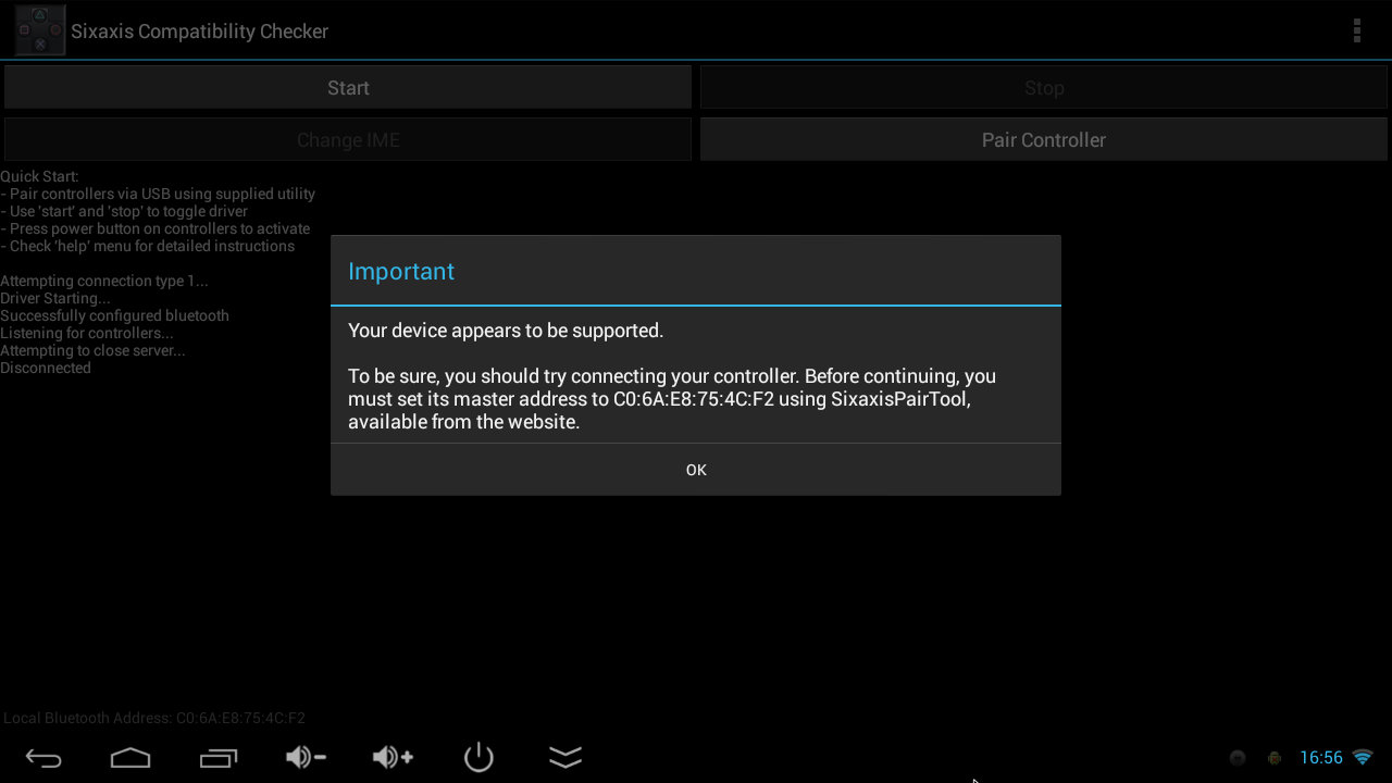 Sixaxis Compatibility Checker
