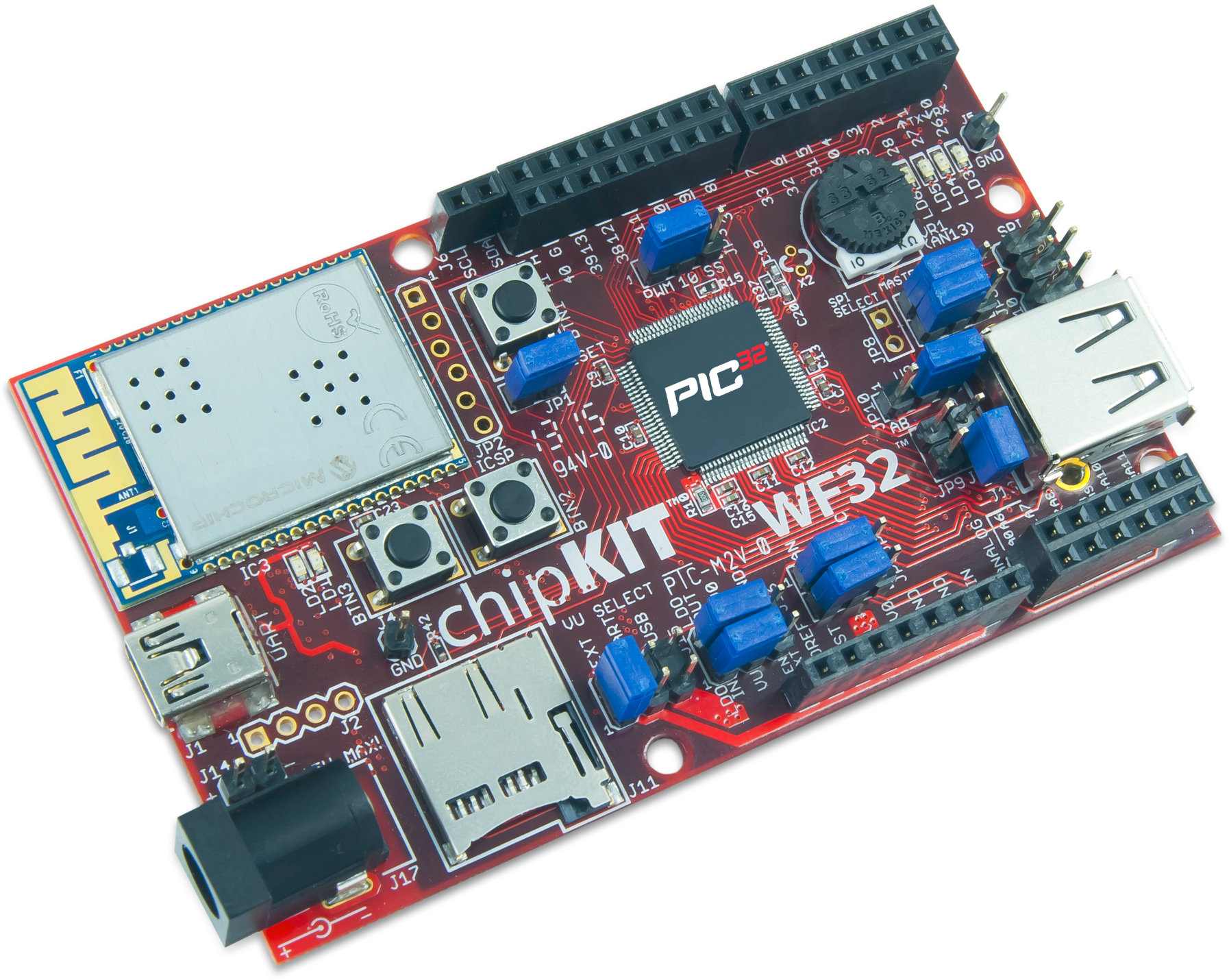 Microchip Unveils chipKIT WiFi Development Board and