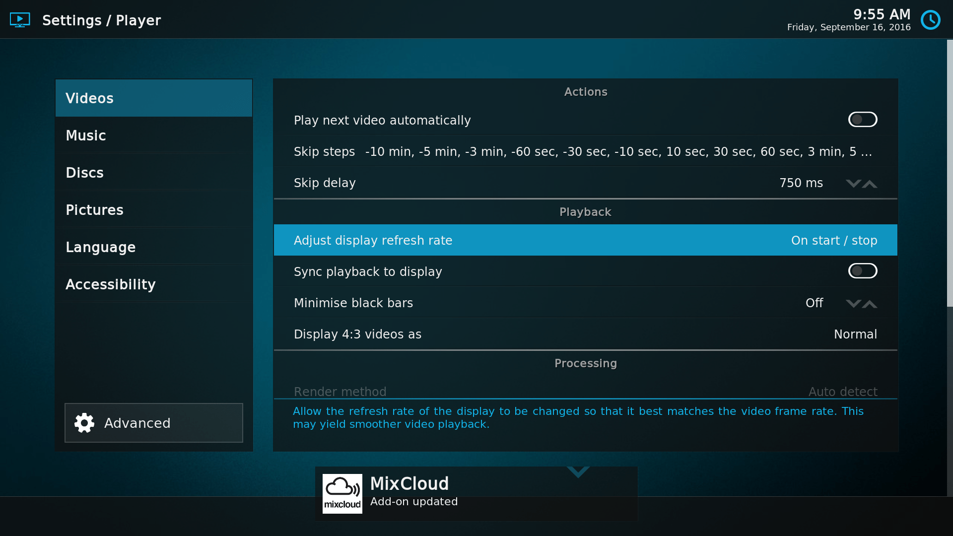 Kodi 17 Setup and Audio/Video Support in Amlogic S912 TV Boxes (as of