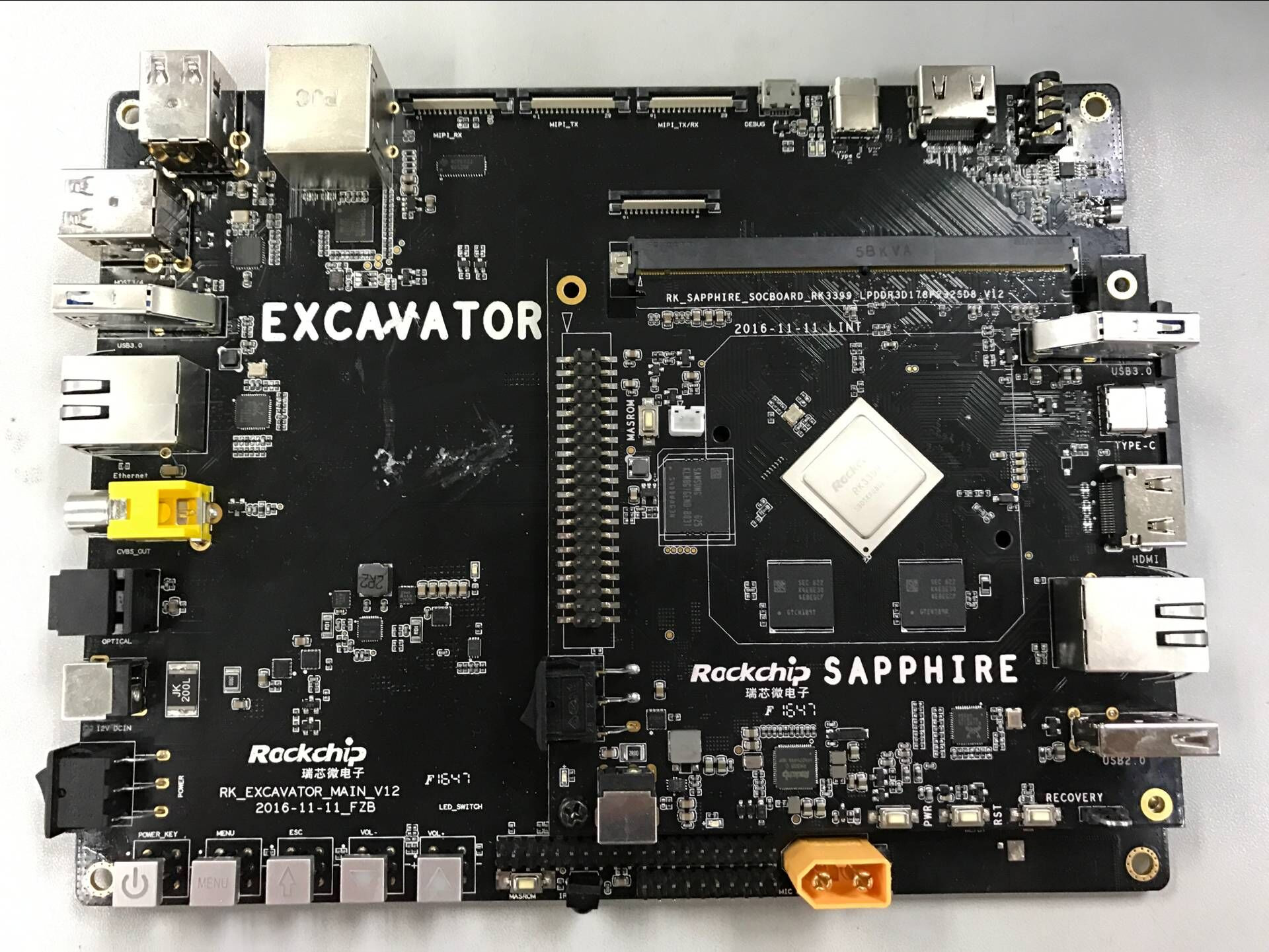 Rockchip Sapphire is a 75 Rockchip RK3399 Development Board CNX Software