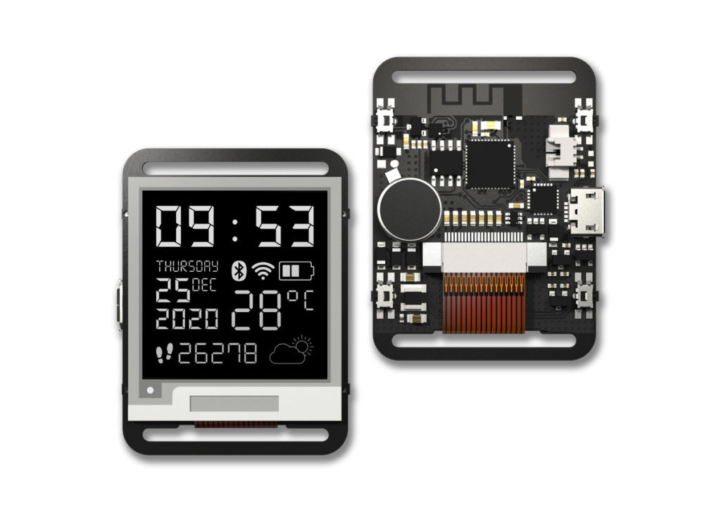Watchy Pebblelike Smartwatch with Epaper display, ESP32 processor
