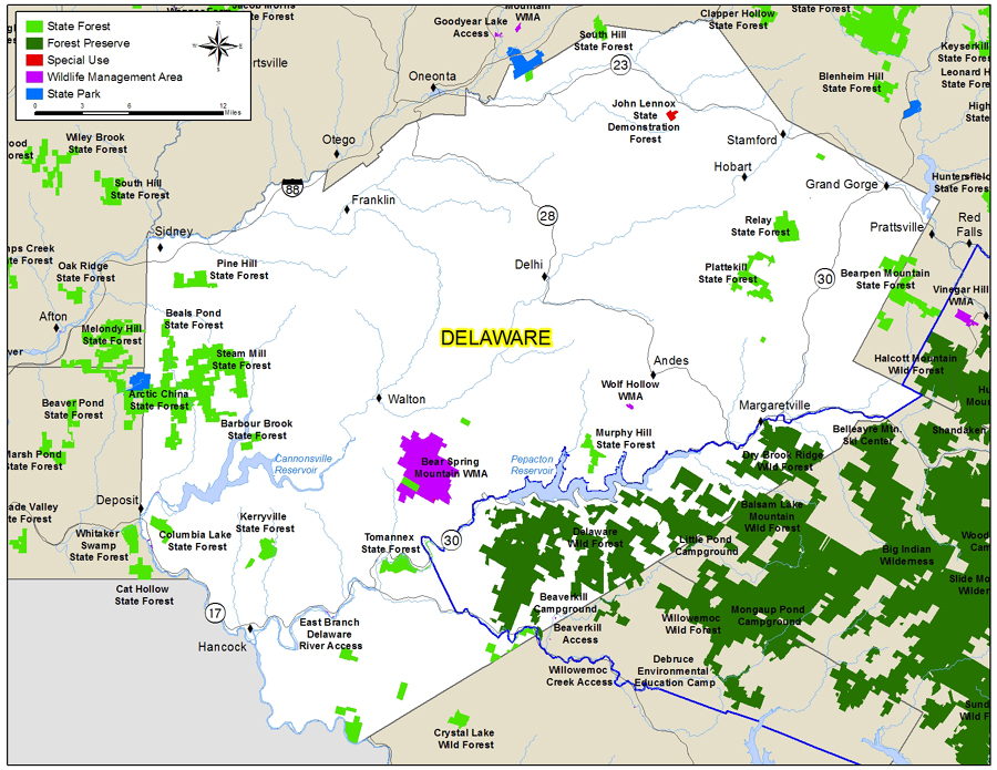 Hiking in Delaware County