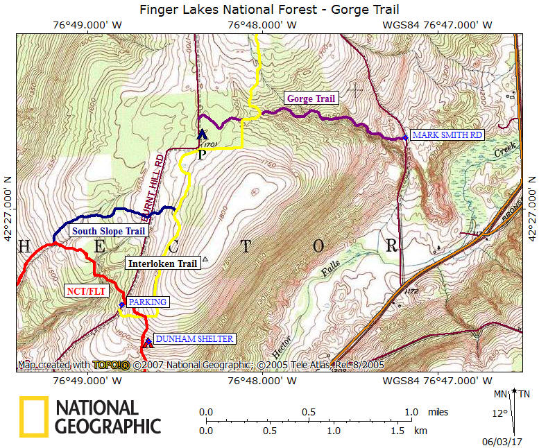Finger Lakes National Forest Trail Map Finger Lakes National Forest Trail Map / Finger Lakes National Forest