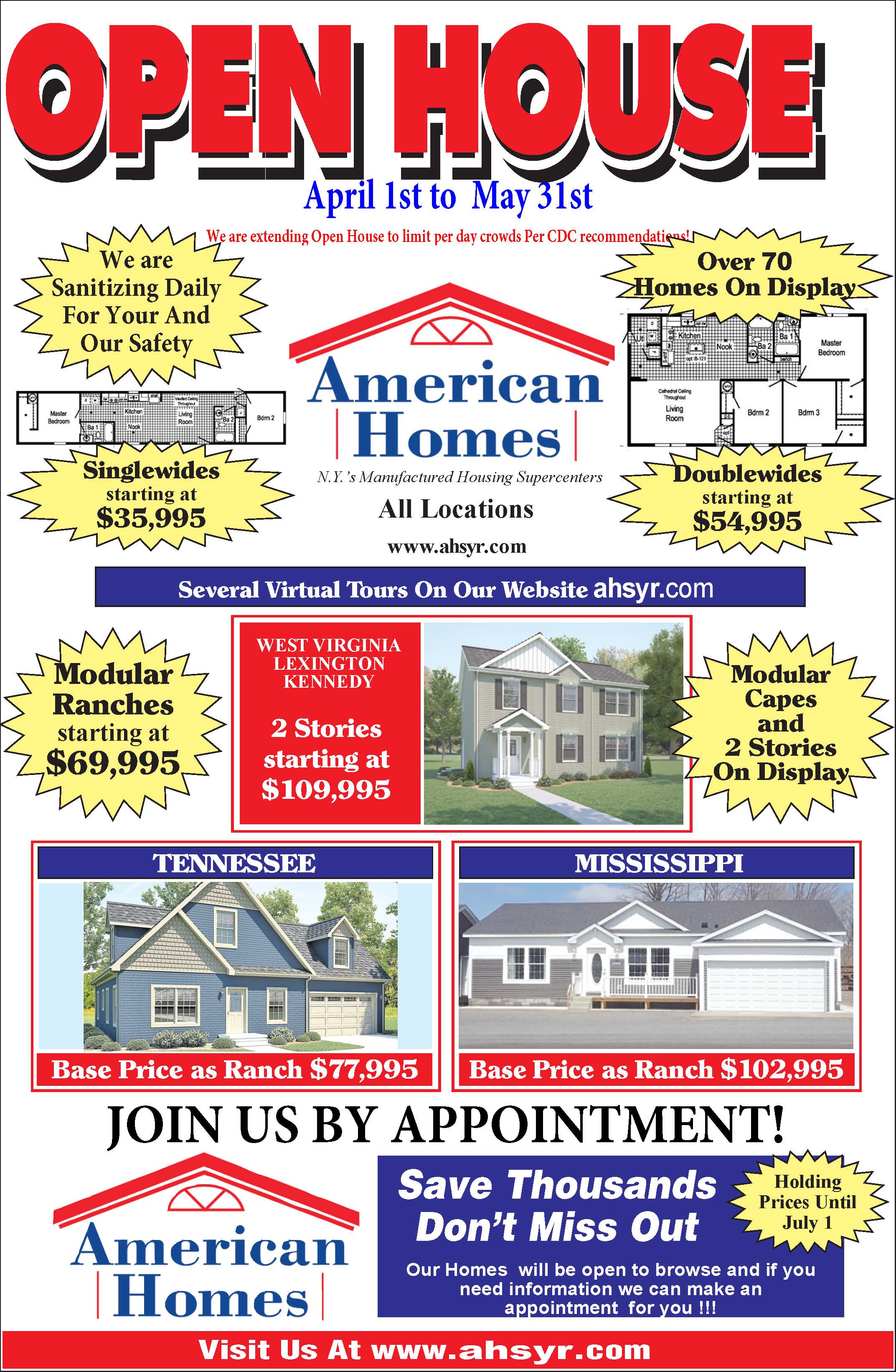 Our Model Homes in American Homes Richfield Springs, NY