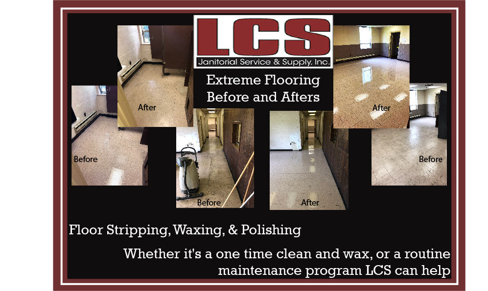Floor Stripping, Waxing & Polishing at LCS Janitorial Service and
