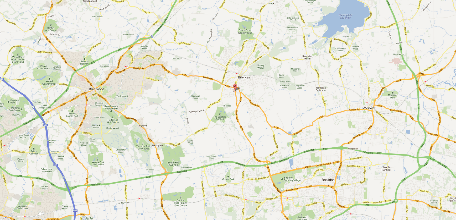 MICHELIN Rayleigh map ViaMichelin