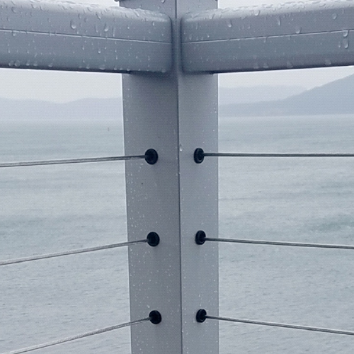 Plastic Grommet (PLGR) Coastal Cable Railing Systems and Kits
