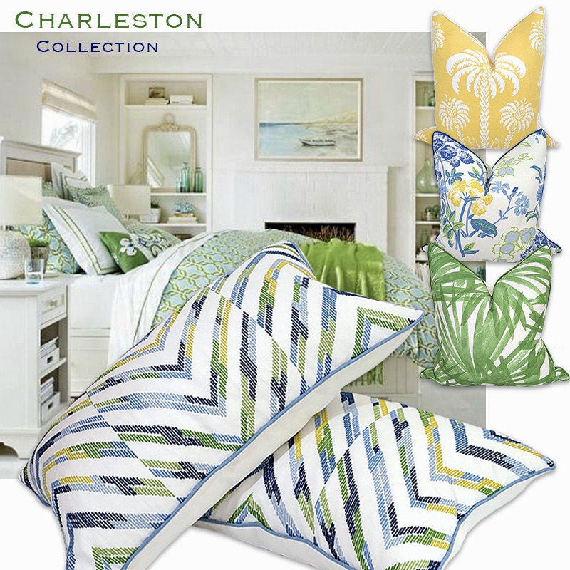 CHARLESTON COLLECTION BREAKWATER PILLOW / SPRING