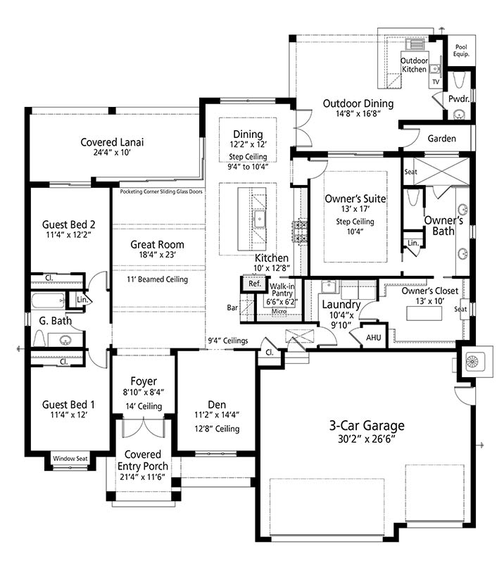 Dozier Coastal House Plans from Coastal Home Plans