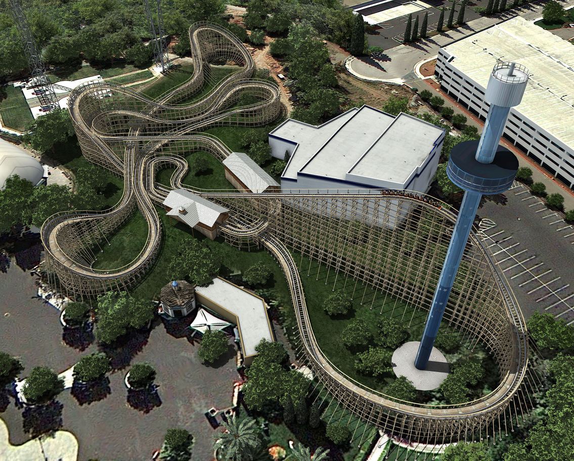 California's Great America Announces Gold Striker Coaster101