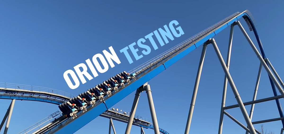 Orion Begins Testing at Kings Island Coaster101