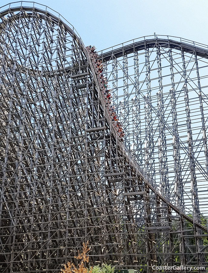 Steepest coaster drop