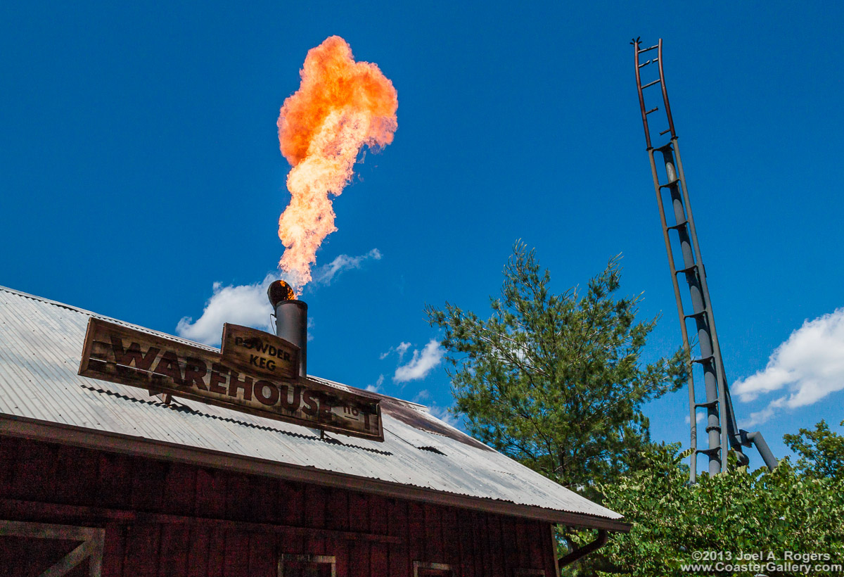 Roller Coaster Explosion