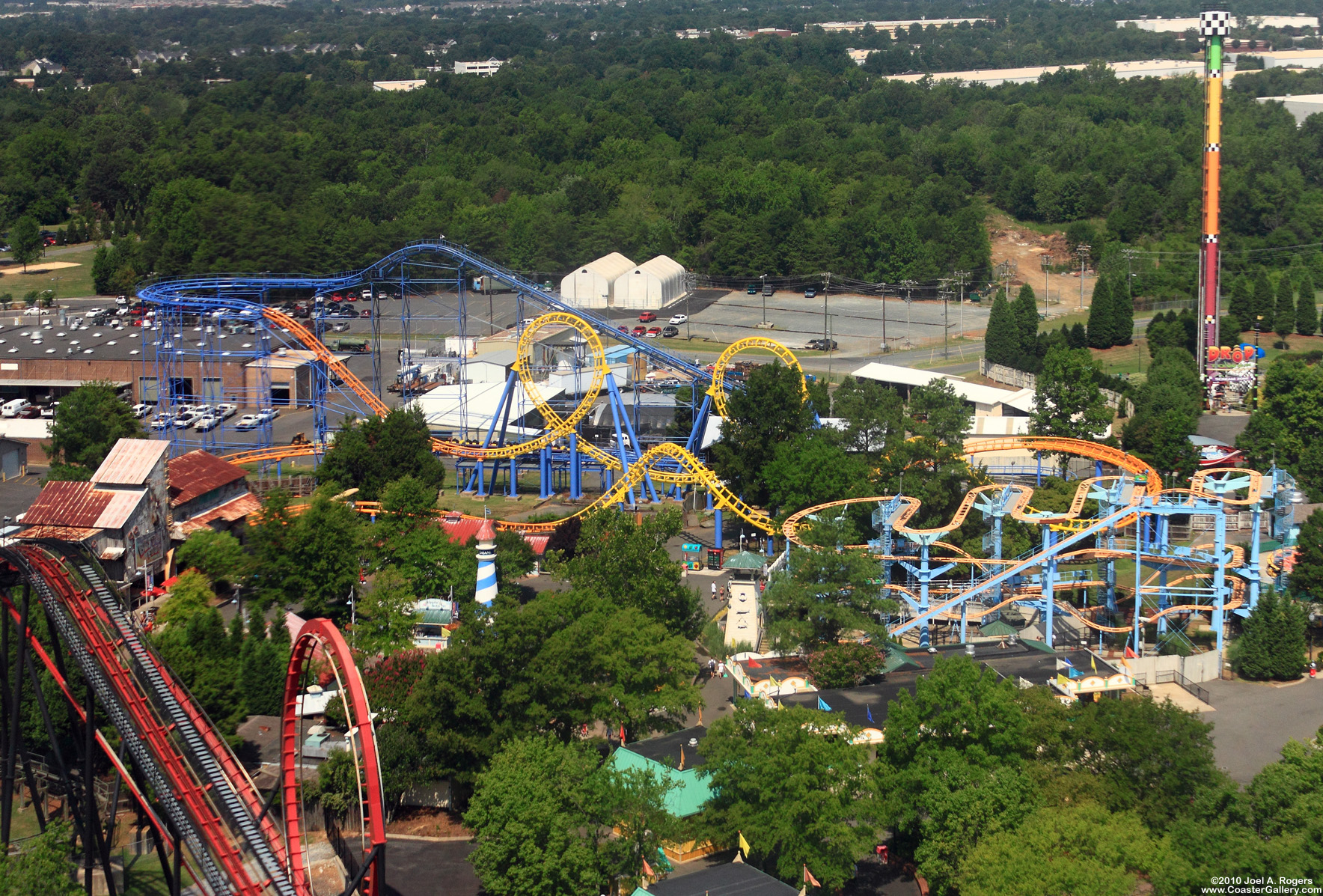 Cyclone aerial view